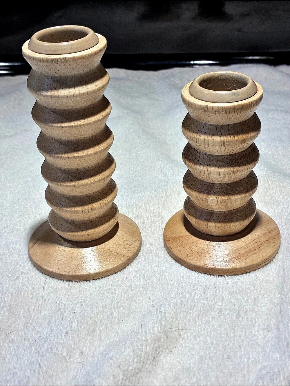Room Essentials Taper Candleholder Set Brown